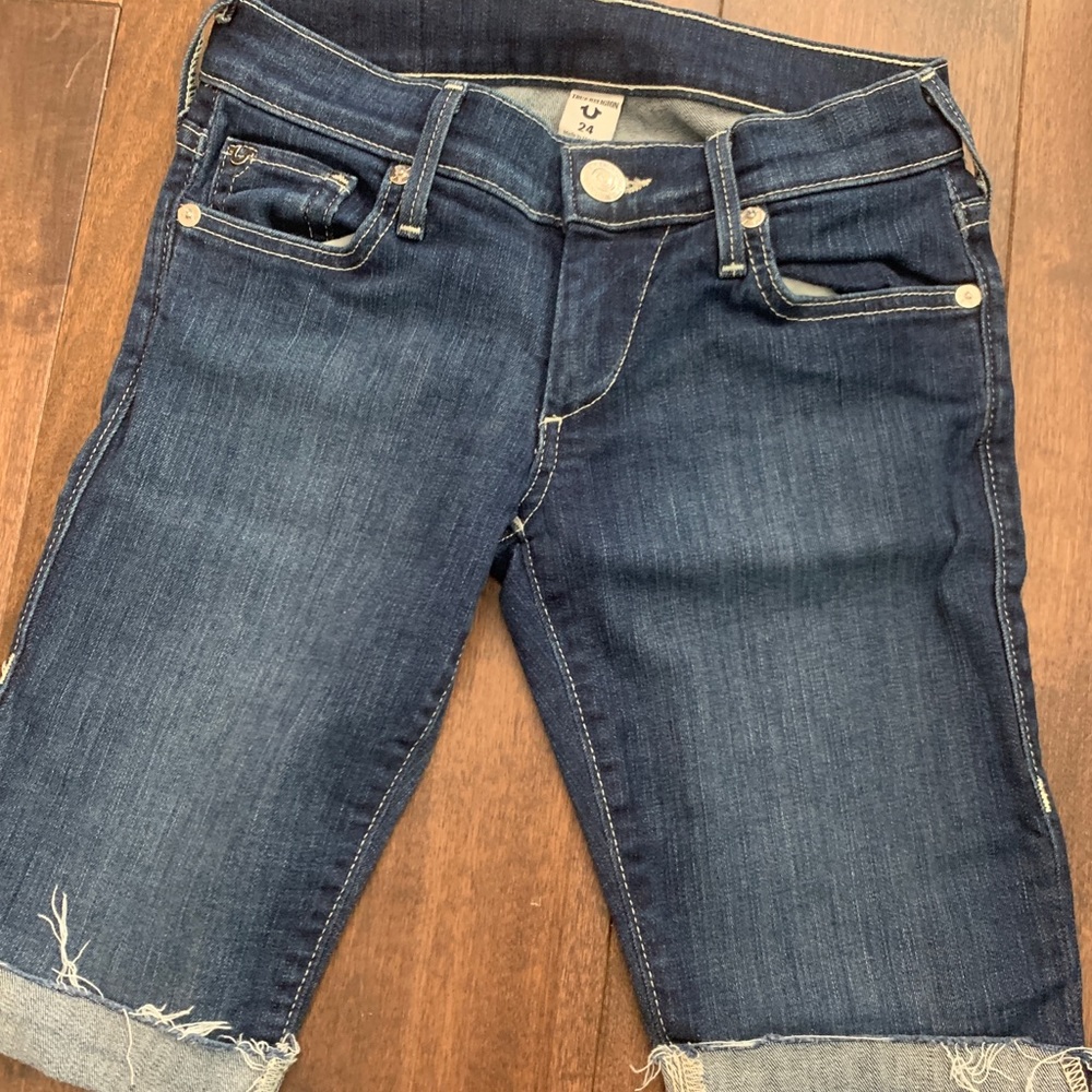 True Religion Bermuda Shorts, Size 24